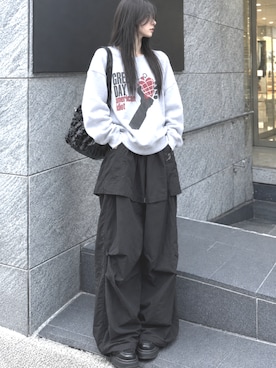 「Chick（チック）のアイテム」を使った、迎　稀羅莉さん（レディース・160cm）の秋コーディネート