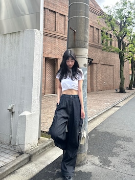 桃さん（レディース・164cm）の夏コーディネート