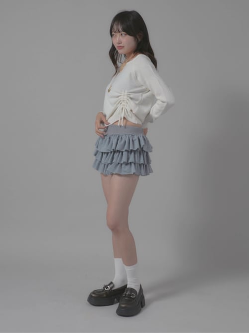 Tiered Frilled Miniskirt /ティアード フリル ミニスカート 2026年春