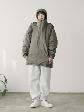 「アイテム（ダウンジャケット/コート）」を使った、桃さん（レディース・164cm・20代）の秋コーディネート