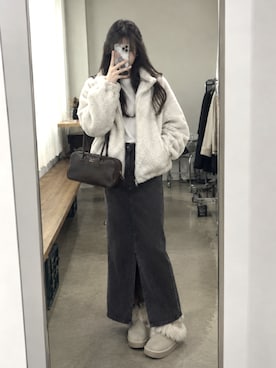 迎 稀羅莉さん(レディース・160cm)の秋コーディネート