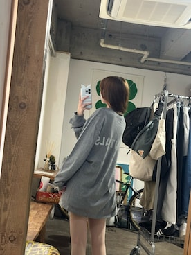 「FOG ESSENTIALS（エフオージーエッセンシャルズ）のアイテム」を使った、桃さん（レディース・164cm）の春コーディネート