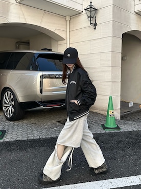 「Calvin Klein（カルバン・クライン）のアイテム」を使った、桃さん（レディース・164cm）の春コーディネート