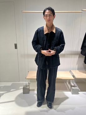 「ANCELLM（アンセルム）のアイテム」を使った、0030007012さん（メンズ・184cm）の秋コーディネート