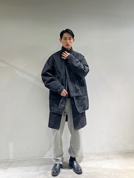 「YOKE（ヨーク）のアイテム」を使った、0030007012さん（メンズ・184cm）の秋コーディネート