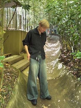 「ROCHEM（ローシェン）のアイテム」を使った、頑張る社会人さん（メンズ・175cm）の春コーディネート