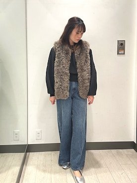 「アイテム（テーラードジャケット）」を使った、yukichiさん（レディース・162cm）の秋コーディネート
