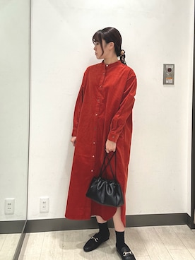 「アイテム（ワンピース）」を使った、yukichiさん（レディース・162cm・20代）の秋コーディネート