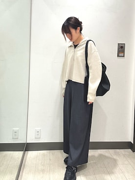 「完声ボトムス」｜yukichiさん（レディース・162cm）の秋コーディネート