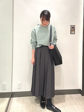 「アイテム（パンプス）」を使った、yukichiさん（レディース・162cm）の秋コーディネート
