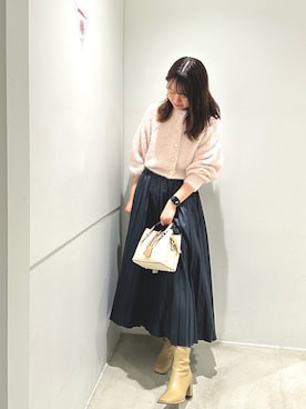 「アイテム（ハンドバッグ）」を使った、yukichiさん（レディース・162cm・20代）の秋コーディネート