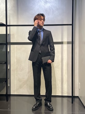 「アイテム（財布）」を使った、RENさん（メンズ・178cm）の秋コーディネート