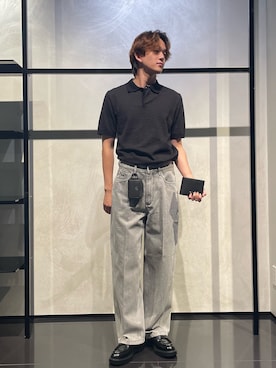 「アイテム（財布）」を使った、RENさん（メンズ・178cm）の秋コーディネート