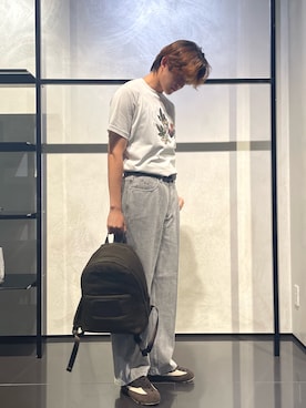 「アイテム（バックパック/リュック）」を使った、RENさん（メンズ・178cm・20代）の秋コーディネート