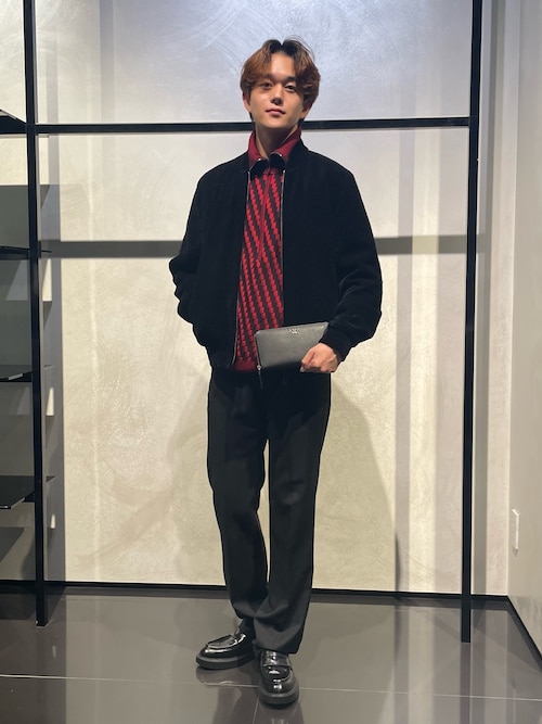 エンポリオ アルマーニ】パンツ ウーステッド バージンウール製