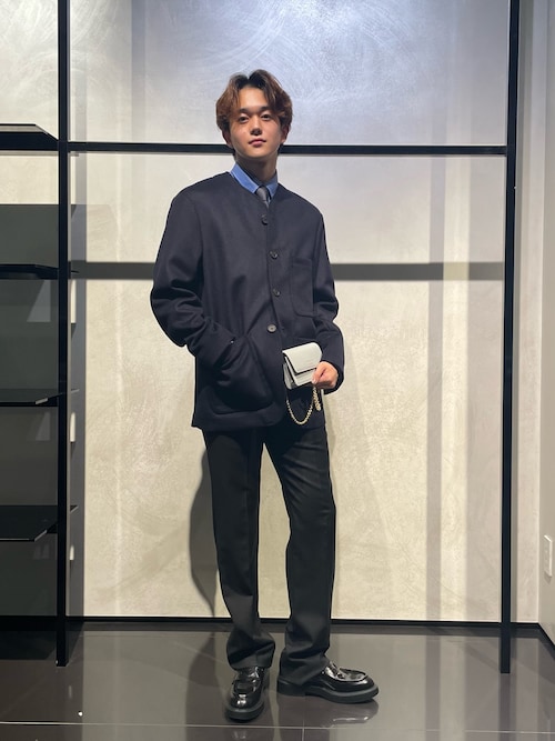 エンポリオアルマーニ　ベロアパンツ EMPORIO 黒 ベルベット スラックス EMPORIO ARMANI パンツ 「エンポリオ アルマーニ」パンツ