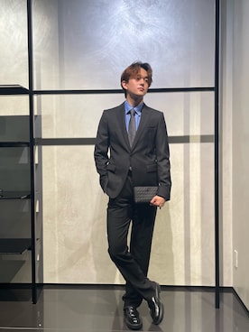 「アイテム（財布）」を使った、RENさん（メンズ・178cm）の秋コーディネート