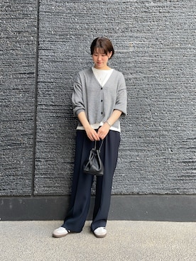 「アイテム（カーディガン/ボレロ）」を使った、meiさん（レディース・164cm）の夏コーディネート