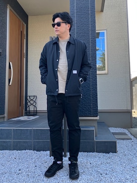 「Champion（チャンピオン）のアイテム（ブルゾン）」を使った、kenz_04さん（メンズ・172cm）の秋コーディネート