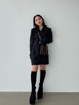 市川あん(EMODA)さん(レディース・153cm)の夏コーディネート