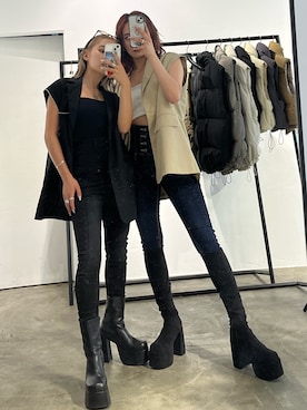 市川あん(EMODA)さんのコーディネート