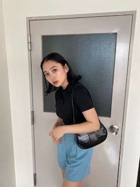 市川あん(EMODA)さん（レディース・153cm）の夏コーディネート