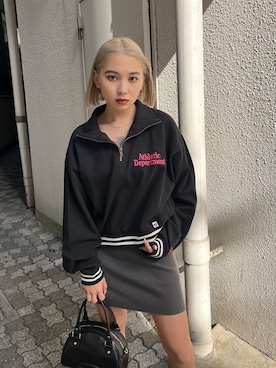 市川あん(EMODA)さん（レディース・153cm）の春コーディネート