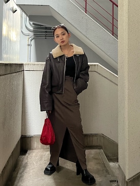 市川あん(EMODA)さんのコーディネート