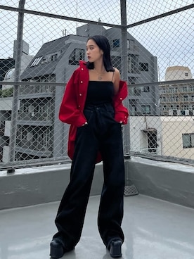 市川あん(EMODA)さん(レディース・153cm)の秋コーディネート