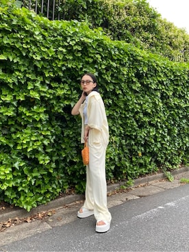 市川あん(EMODA)さん（レディース・153cm）の春コーディネート