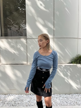 市川あん(EMODA)さんのコーディネート