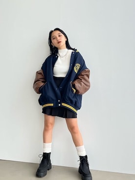 市川あん(EMODA)さん（レディース・153cm）の夏コーディネート