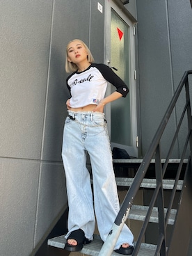市川あん(EMODA)さん(レディース・153cm)の春コーディネート