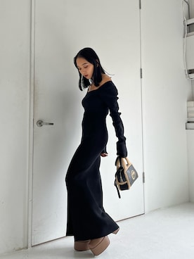 市川あん(EMODA)さん（レディース・153cm）の秋コーディネート