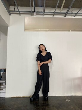 市川あん(EMODA)さん（レディース・153cm）の春コーディネート