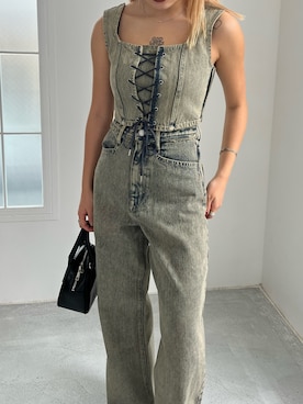 「EMODA（エモダ）のアイテム（その他トップス）」を使った、市川あん(EMODA)さん（レディース・153cm）の冬コーディネート