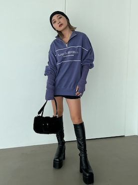 市川あん(EMODA)さんのコーディネート