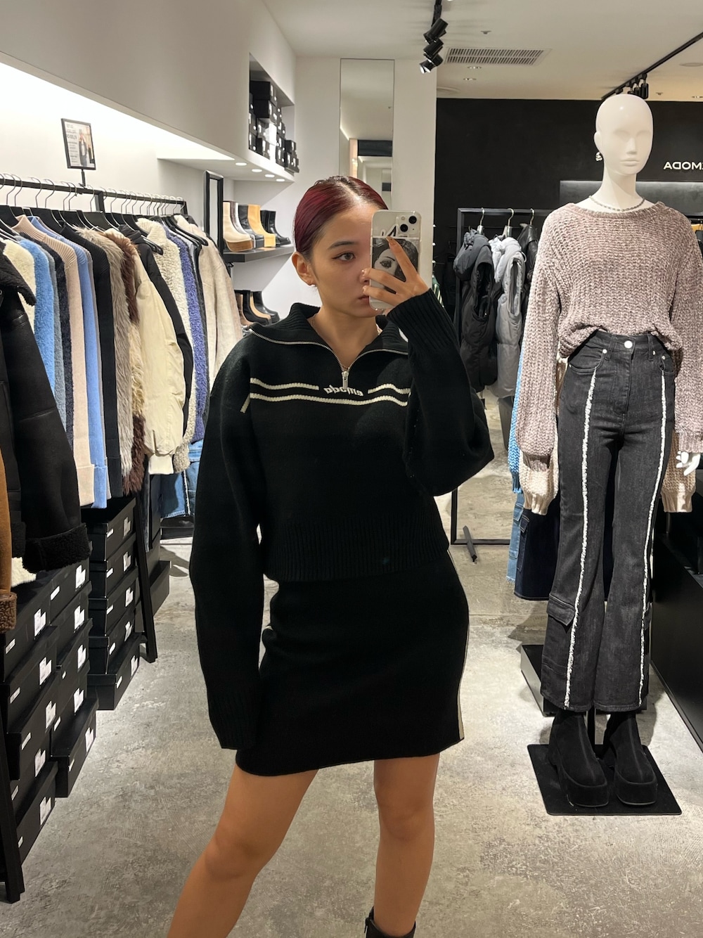 EMODA セットアップ チューズ ニット セットアップ 2023秋冬トレンド