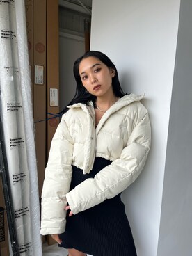 市川あん(EMODA)さん（レディース・153cm）の秋コーディネート