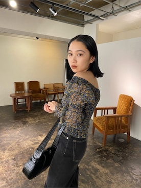 市川あん(EMODA)さん（レディース・153cm）の夏コーディネート