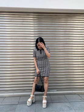 市川あん(EMODA)さん（レディース・153cm）の春コーディネート