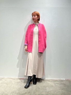 「ELENDEEK」｜「アイテム（その他アウター）」を使った、NORIKO NAKATSURUさん（レディース・162cm）の夏コーディネート
