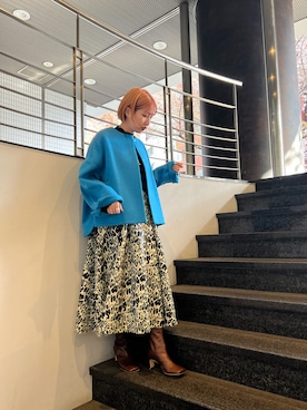 「ELENDEEK」｜「アイテム（その他アウター）」を使った、NORIKO NAKATSURUさん（レディース・162cm）の夏コーディネート