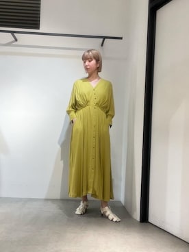 「フィット&フレア」｜NORIKO NAKATSURUさん（レディース・162cm）の春コーディネート