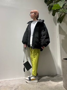 「チュニック」｜「アイテム（その他アウター）」を使った、NORIKO NAKATSURUさん（レディース・162cm）の秋コーディネート