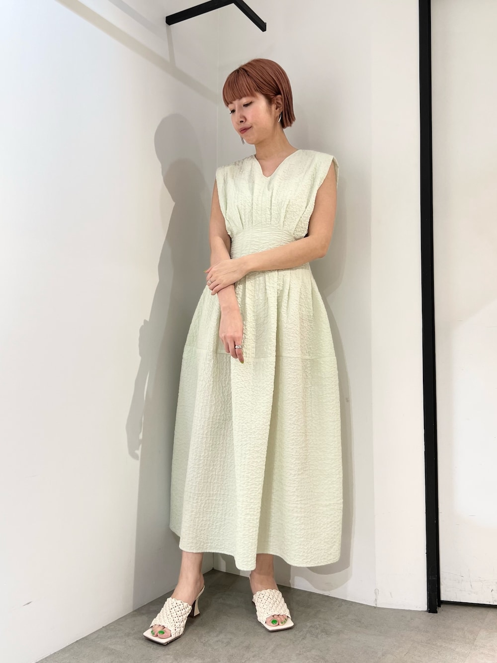 【新品タグ付】Diagram ダイアグラム ジャガードタック 切替 ワンピース Diagram｜ダイアグラムのワンピース通販 - ZOZOTOWN