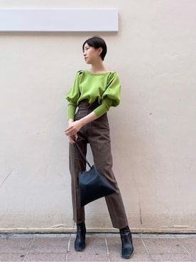 MASAKI KISEさん（レディース・168cm）の冬コーディネート