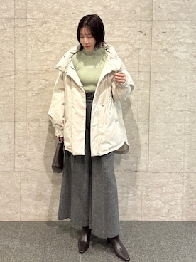 MASAKI KISEさん（レディース・168cm）の冬コーディネート