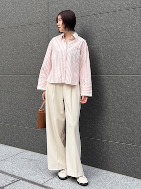 「LAGUNAMOON（ラグナムーン）のアイテム」を使った、MASAKI KISEさん（レディース・168cm）の春コーディネート