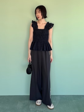 「LAGUNAMOON（ラグナムーン）のアイテム」を使った、MASAKI KISEさん（レディース・168cm）の春コーディネート